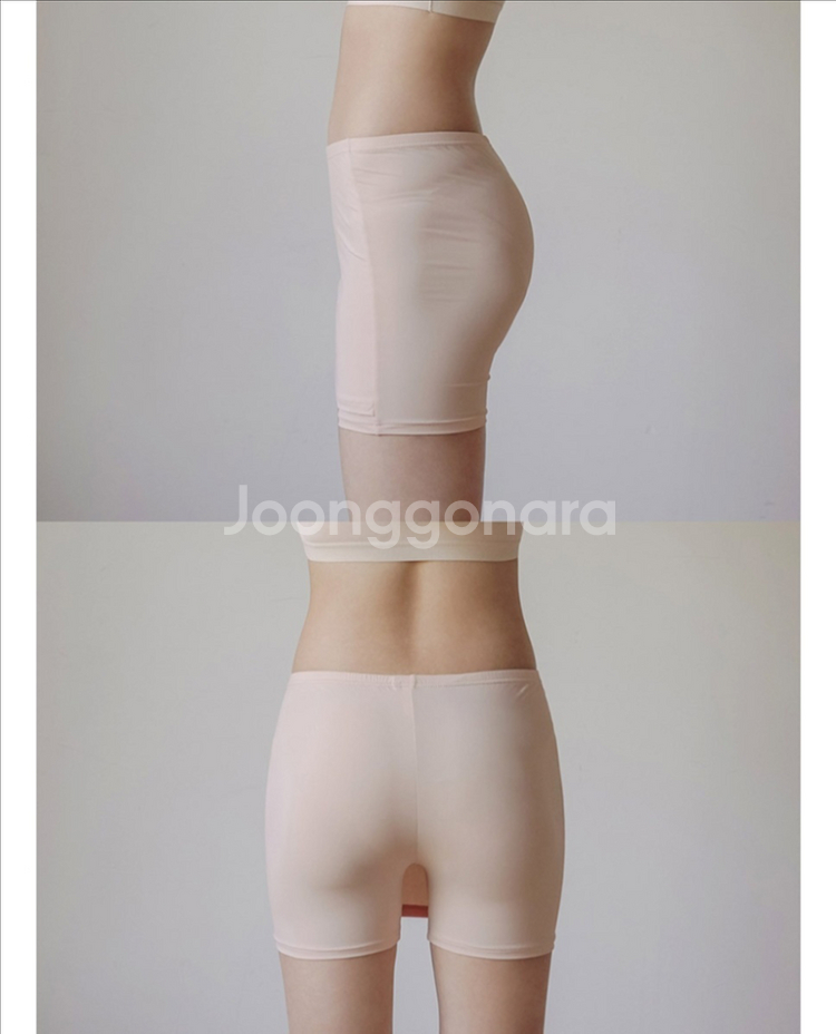 제임스딘 속치마바지 2개일괄 Y존 커버 티나지않는 이너--7