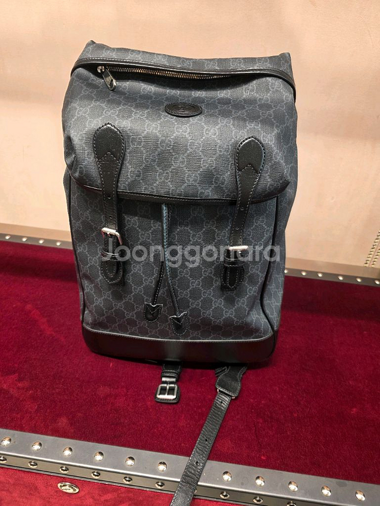 구찌 GG 패턴 백팩--0