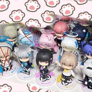 블루아카이브 넨도로이드 시로코 히후미 카즈사 유우카