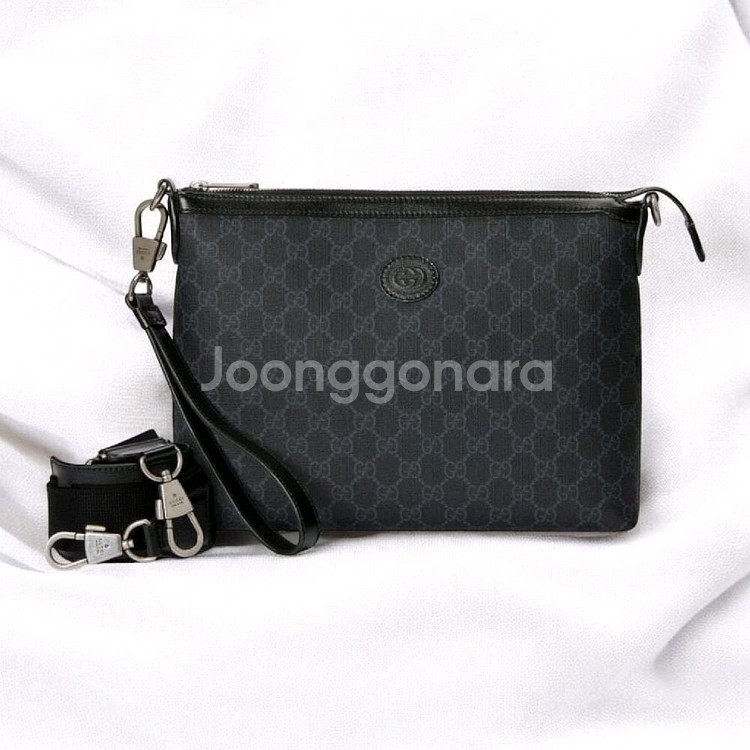 구찌 GG 패턴 크로스백--1
