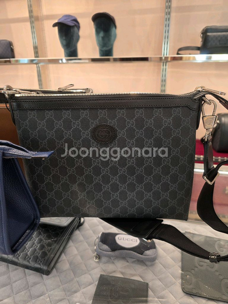 구찌 GG 패턴 크로스백--7