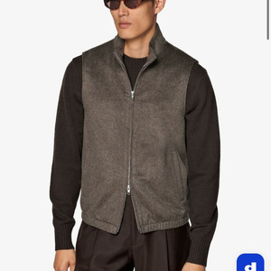SUITSUPPLY 캐시미어 베스트 집업 수트서플라이