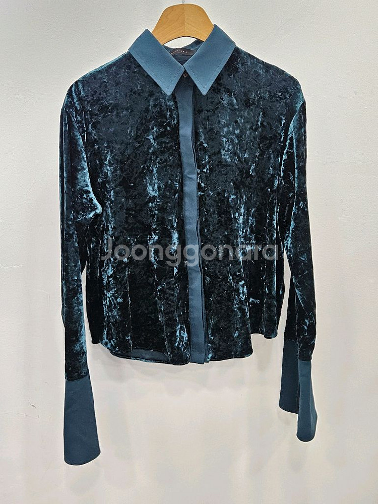 어나더에이 벨벳 셔츠블라우스 Free--0