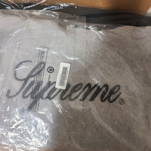 슈프림 스크립트 23fw XL 그레이