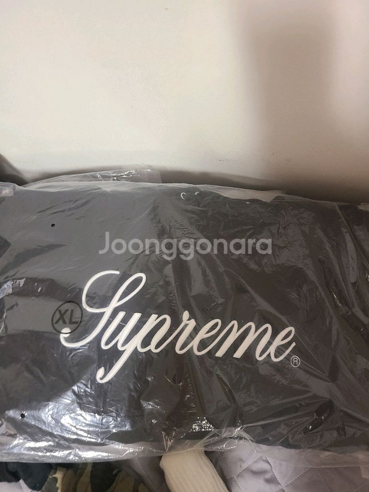 슈프림 스크립트 23fw Xl 블랙--1