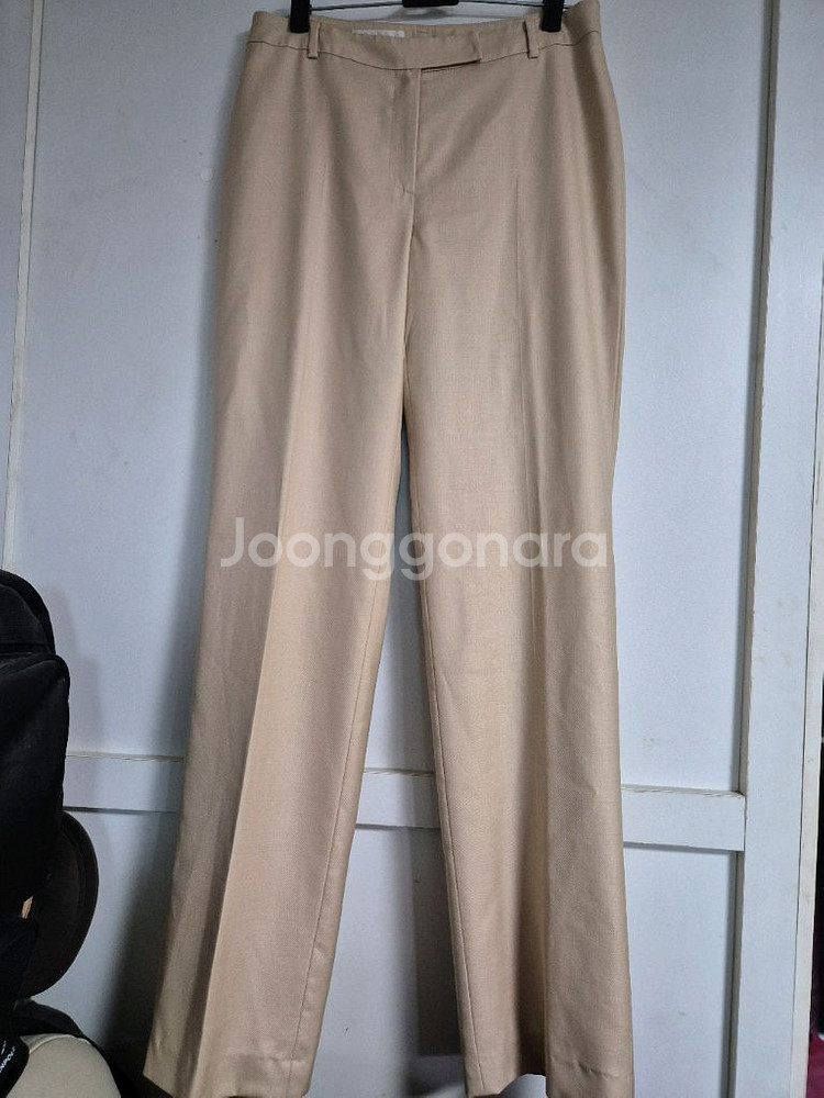 미샤 베이지 정장 세트 모 실크혼방--2