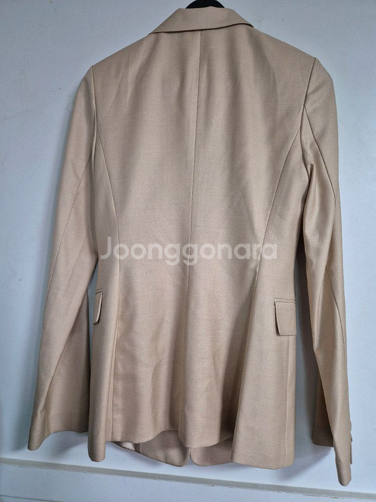 미샤 베이지 정장 세트 모 실크혼방--9