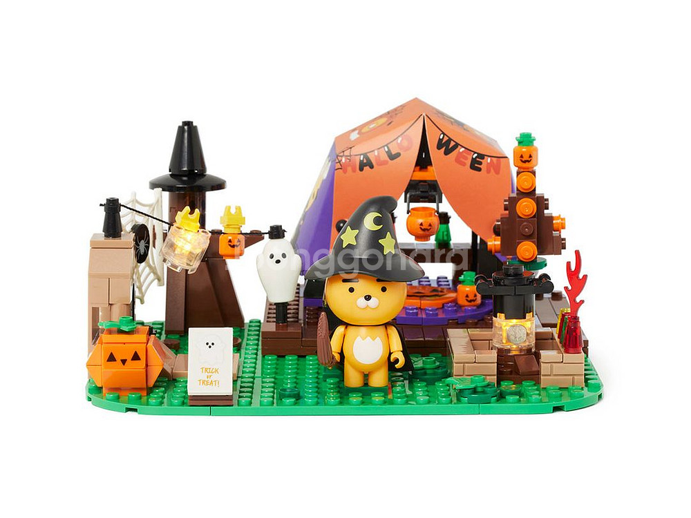 [최저가] 카카오프렌즈 할로윈 브릭 라이언 춘식이 레고--4