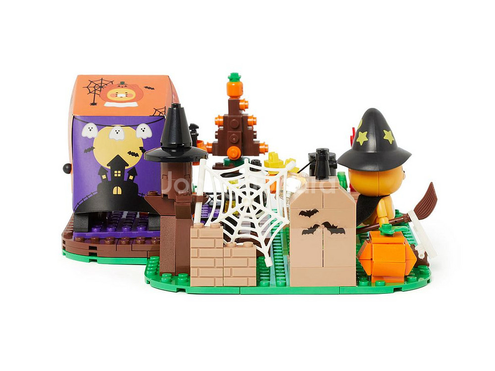 [최저가] 카카오프렌즈 할로윈 브릭 라이언 춘식이 레고--6