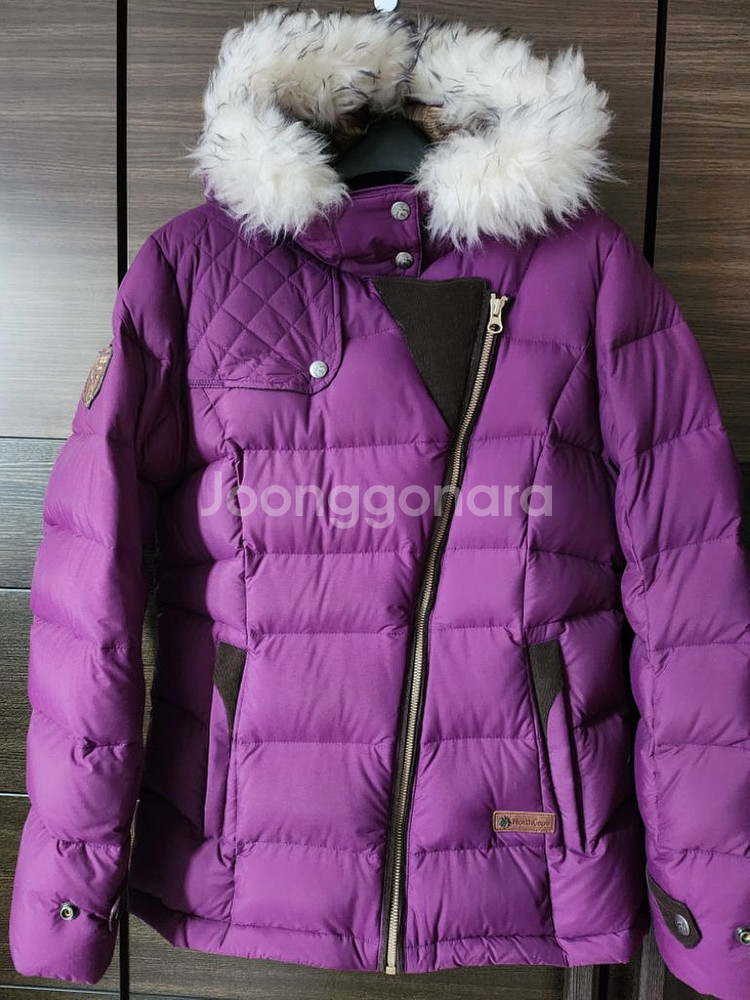 새거 노스케이프 양털 트리밍 다운자켓 노스케이프 점퍼--0