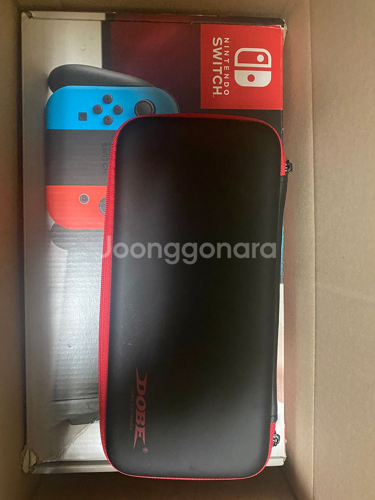 닌텐도 스위치1 ㅋㅍ 가능버전 + 256g 팝니다--4