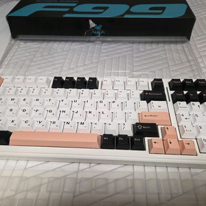 독거미 AULA F99 유무선 기계식 올리비아 화이트