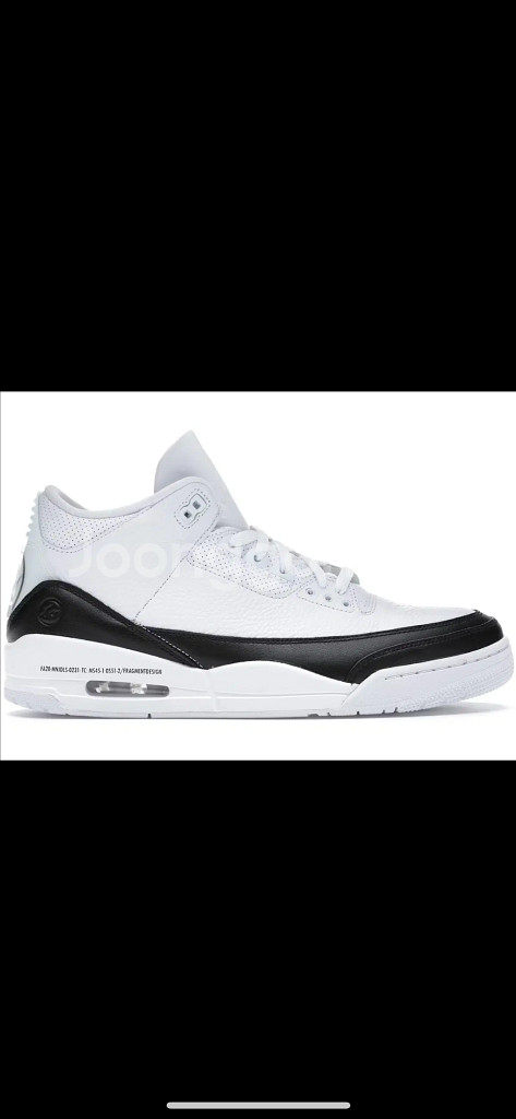 (270) 조던3 x 프라그먼트 레트로 SP 화이트 블--0