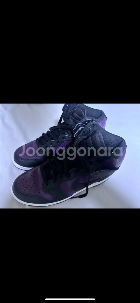 (270) 나이키 x 프라그먼트 덩크하이 블랙 베이징--3