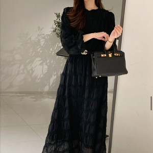 바이씨니 마랑레이스투피스 블랙