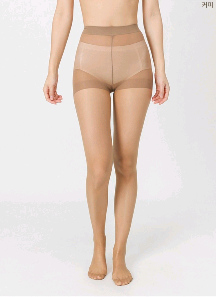 비너스 15D 살구, 커피색 팬티스타킹--4