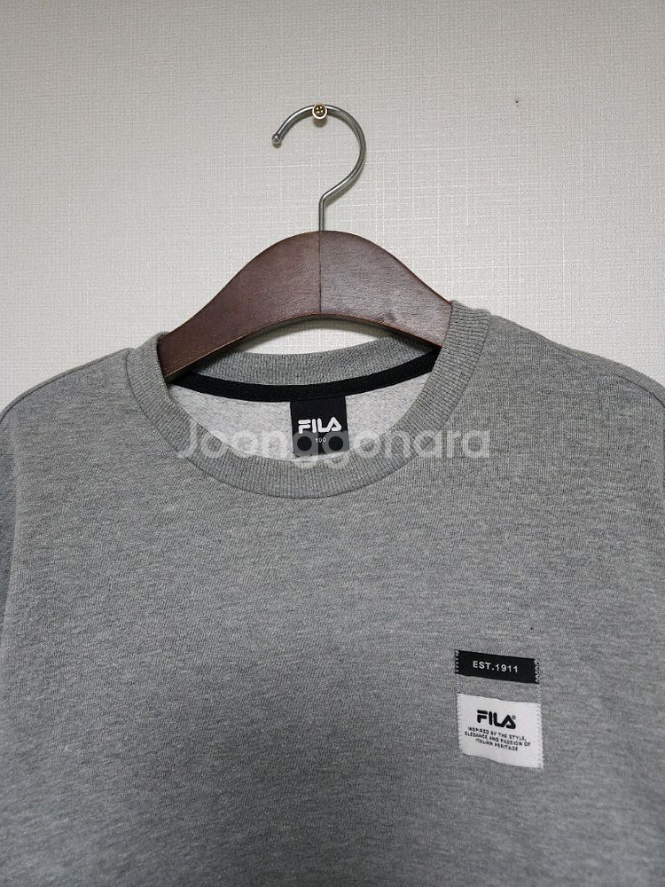 휠라 기모 맨투맨 (100/L)--1