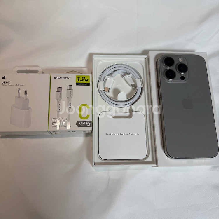 [풀박스] 아이폰15Pro 내추럴티타늄 256GB S급--0