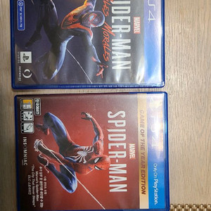 ps4 스파이더맨 고티+모랄레즈