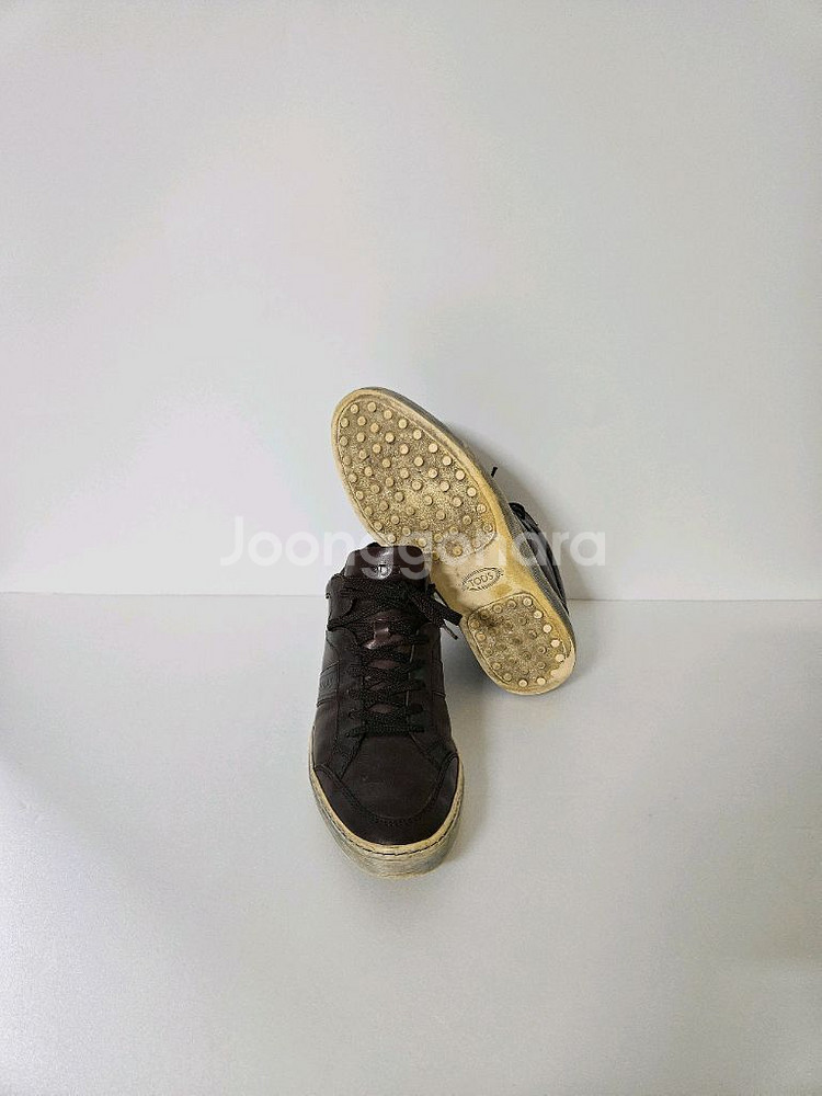 260)토즈 Tods 남성 가죽 스니커즈--5