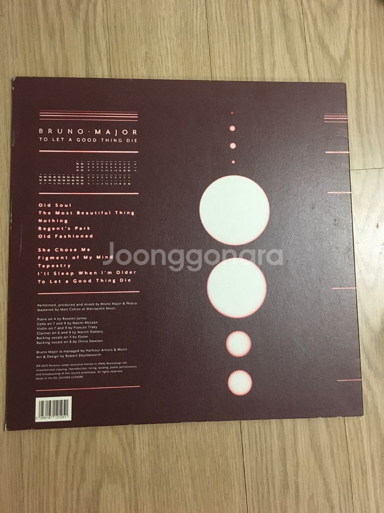 Bruno Major (브루노 메이저) - 2집 lp--1