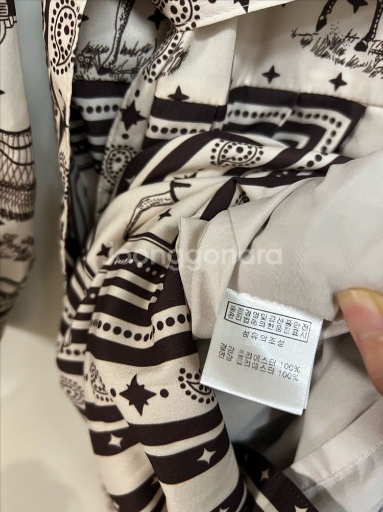 제평 베네띠 에르패턴 플리츠 롱원피스 벨트 프린팅 쉬폰--9