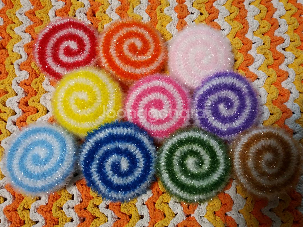 롤리팝 모양수세미 열장--4