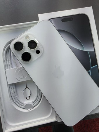 아이폰16프로맥스 화이트 512 애플케어 카메라 무음--0