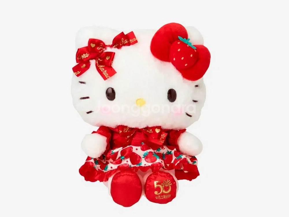 20cm 산리오 헬로키티 이치고 신문 50주년--0