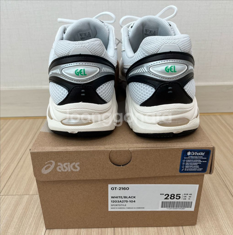 [285] 아식스 GT-2160 화이트 블랙--2