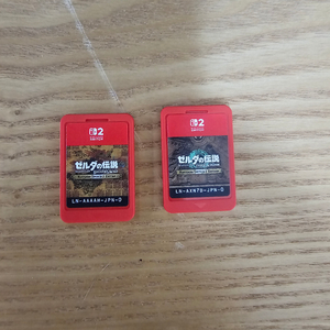 스위치2 젤다 야숨 왕눈 알칩 세트로 팝니다.(택포)