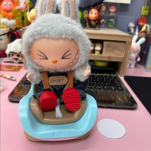 정품팝마트 라부부 나랑놀자 옷 차량용받침대 포함