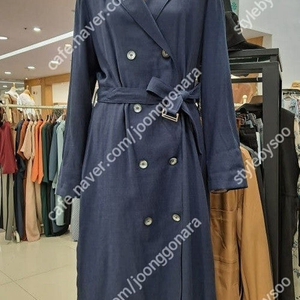 리안뉴욕 슬림핏 버튼 롱자켓