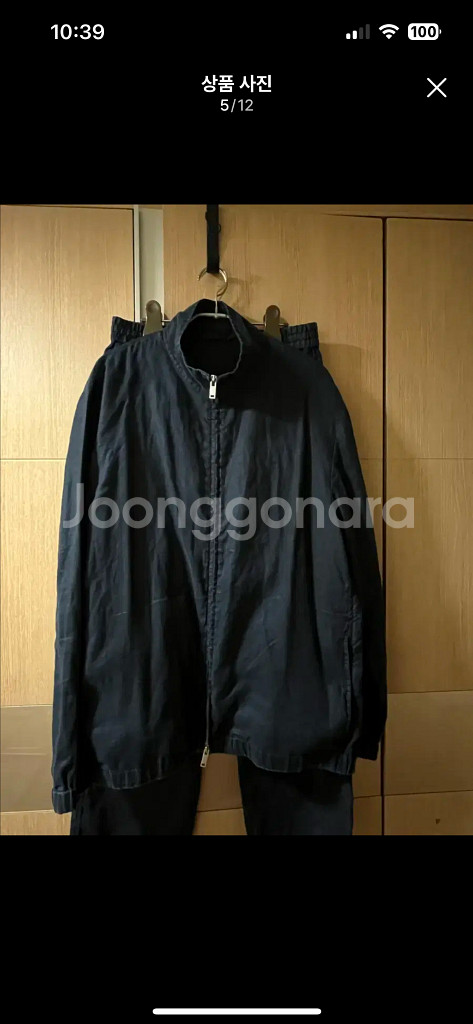 COS 코스 린넨 네이비 셋업 팝니다--1