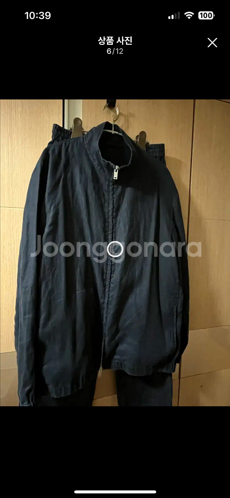 COS 코스 린넨 네이비 셋업 팝니다--2