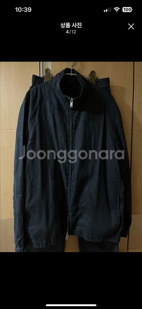 COS 코스 린넨 네이비 셋업 팝니다--0