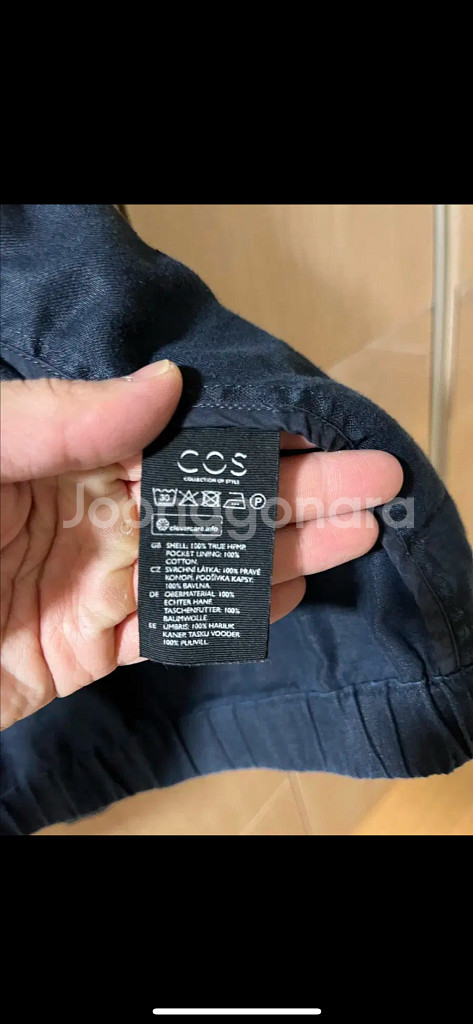 COS 코스 린넨 네이비 셋업 팝니다--7