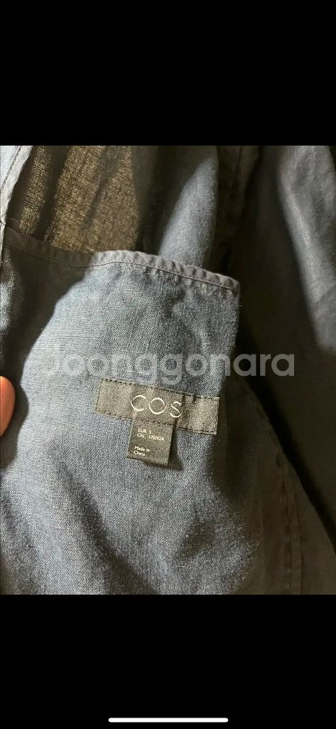COS 코스 린넨 네이비 셋업 팝니다--8