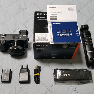 소니 미러리스 카메라 a6400