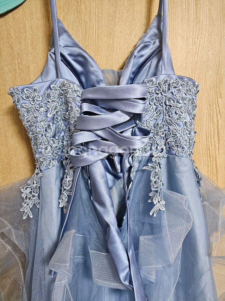 하늘색 튤 드레스 M사이즈 새상품--1