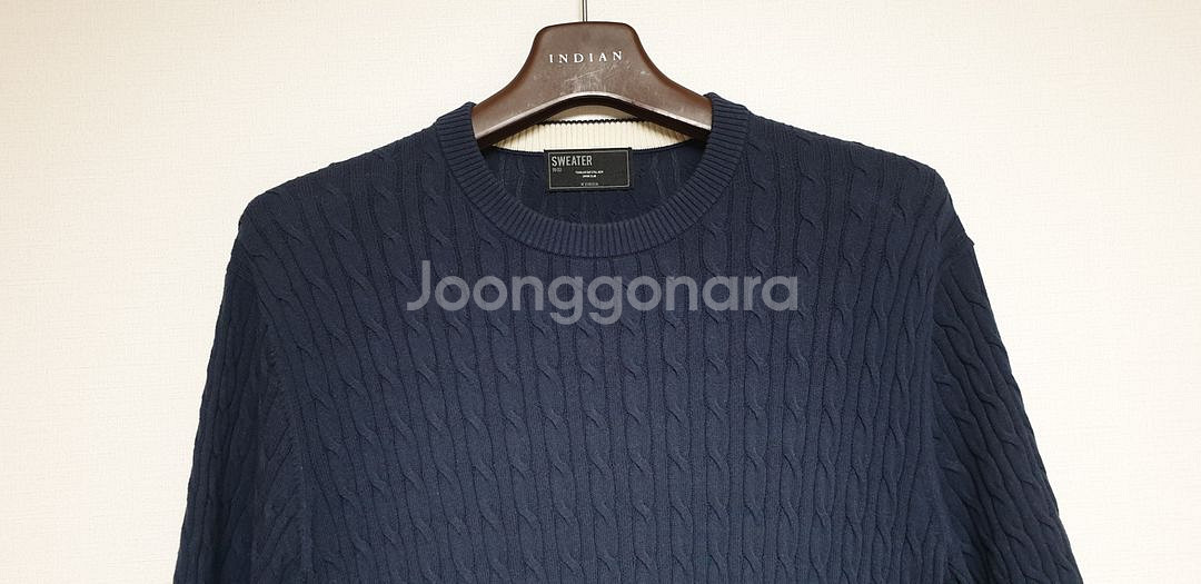 R 지오지아 남성 반팔 라운드 니트 95 DNV--1