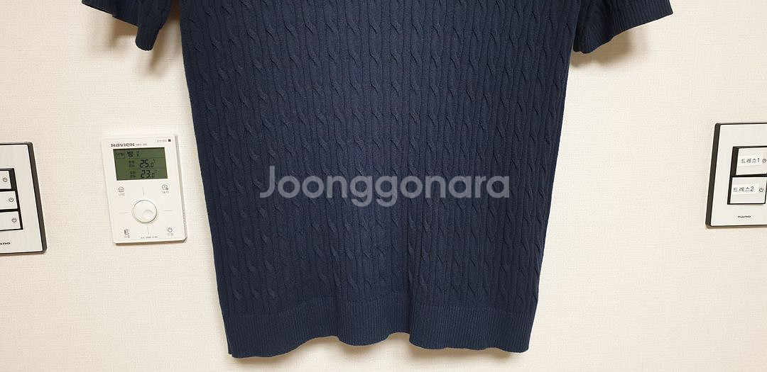 R 지오지아 남성 반팔 라운드 니트 95 DNV--2