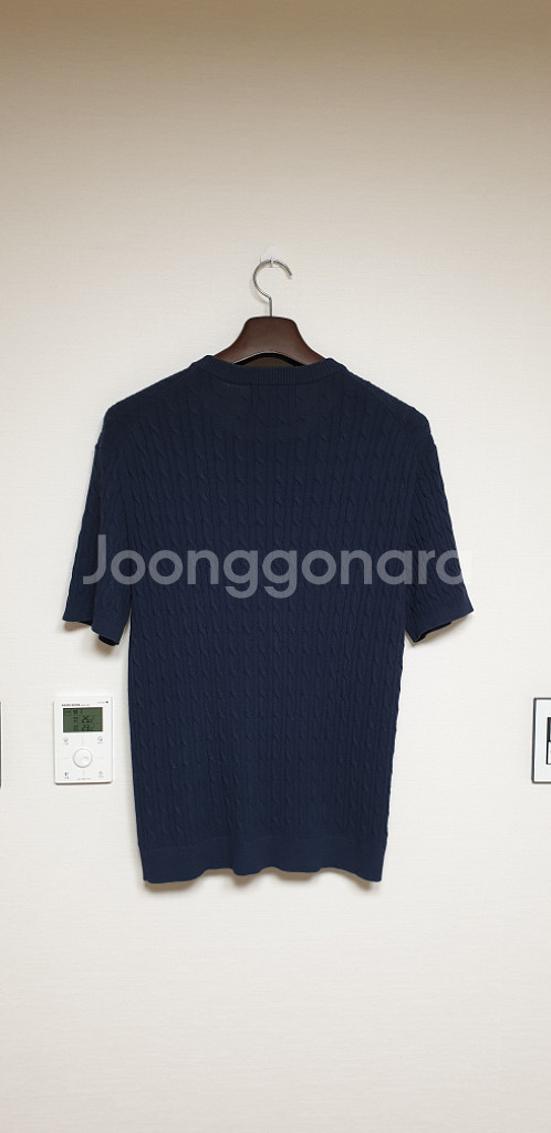 R 지오지아 남성 반팔 라운드 니트 95 DNV--3