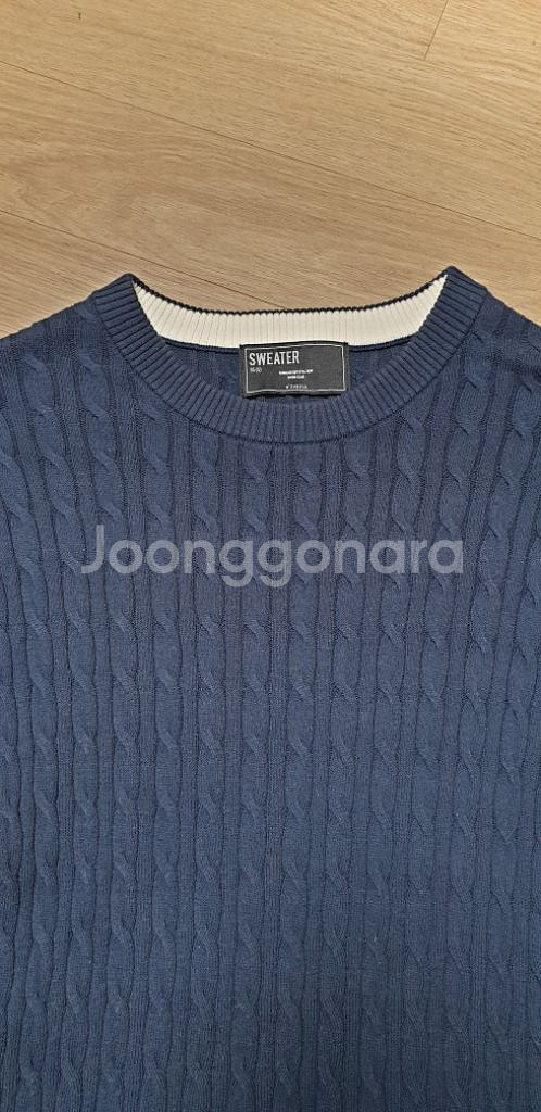 R 지오지아 남성 반팔 라운드 니트 95 DNV--7