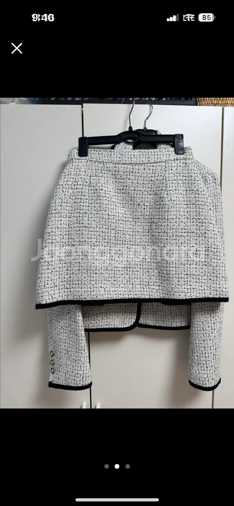 룩캐스트 트위드 셋업--1