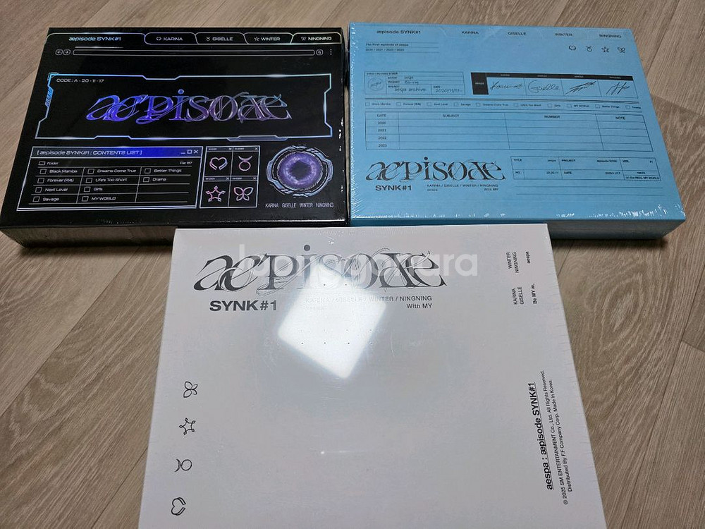 aespa aepisode SYNK 디지털 DVD 블루--0