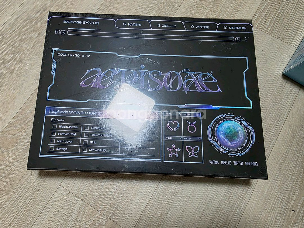 aespa aepisode SYNK 디지털 DVD 블루--2