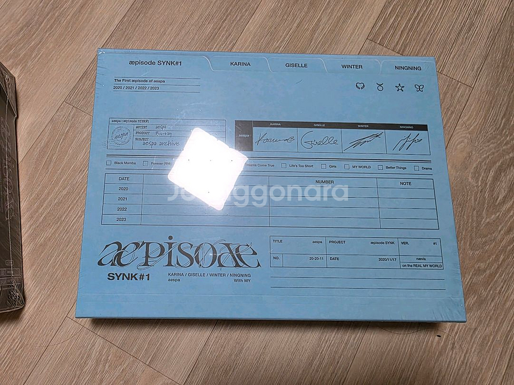 aespa aepisode SYNK 디지털 DVD 블루--3