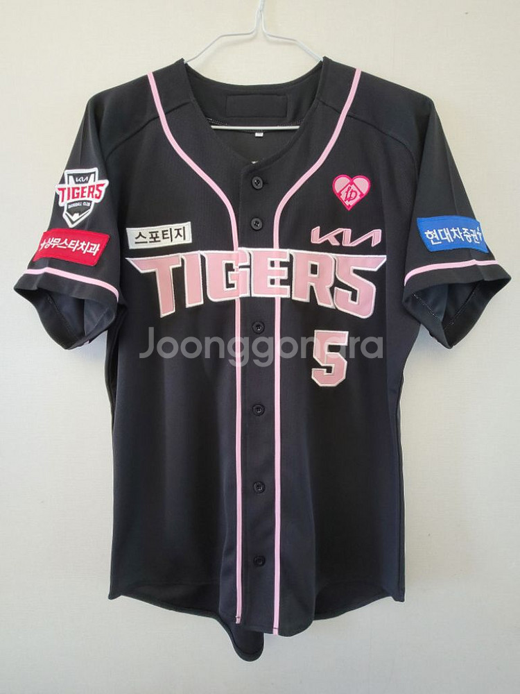 <새상품>기아타이거즈 블랙핑크유니폼 100사이즈 김도영--0