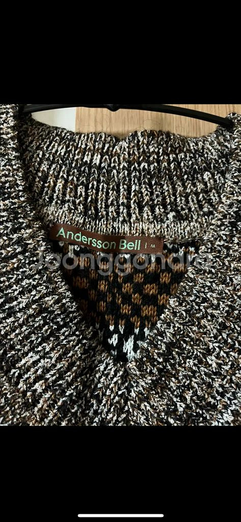앤더슨벨 모헤어 니트 조끼 M 팝니다--1